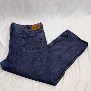 Levis 550 Relaxed Fit Jeans Blue Cotton Straight Denim Men's Size 46x29